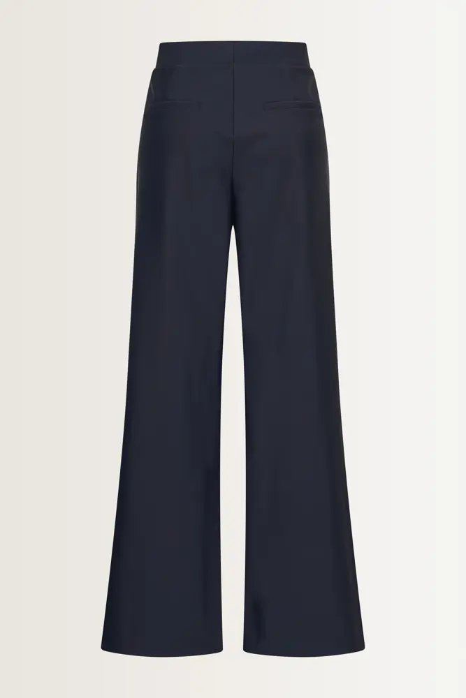 Wide leg broek in travelkwaliteit