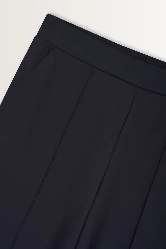Wide leg broek in travelkwaliteit