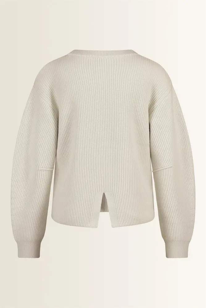 Chunky trui met splitdetail