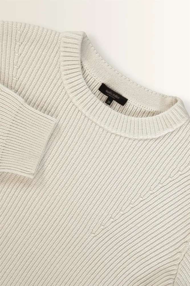 Chunky trui met splitdetail