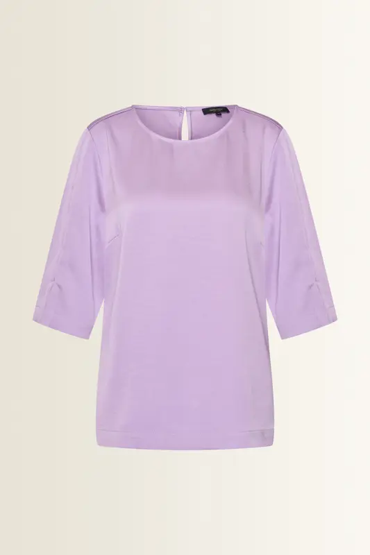 Geweven blouse met subtiele glans