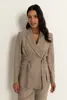 Blazer in ruitdessin