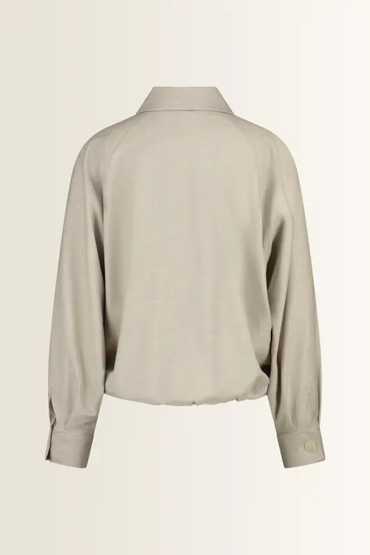 Coolwool bomberjack met aantrekkoord