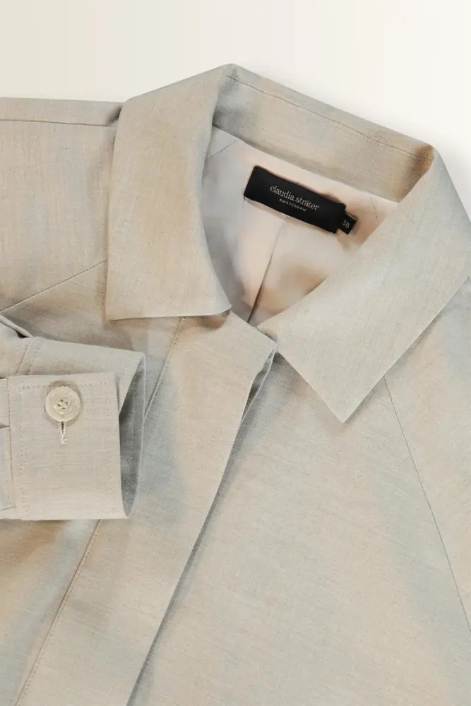 Coolwool bomberjack met aantrekkoord