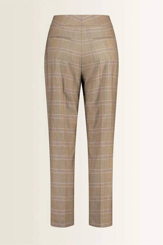 Pantalon in ruitdessin