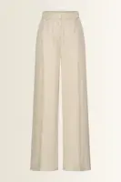 Lyocell pantalon met rechte fit