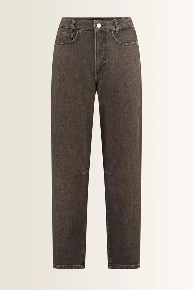High waist barrel jeans