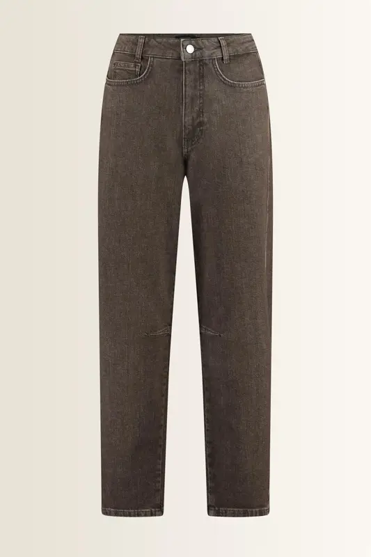 High waist barrel jeans