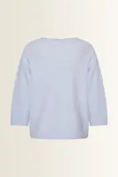 Alpaca blend trui met 3/4-mouwen