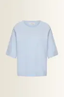 Double knit trui met korte mouwen
