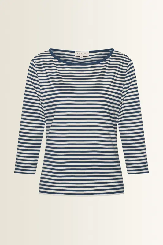 Jersey top met streeppatroon