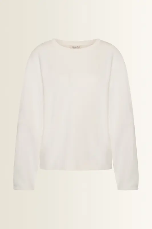 Sweatshirt met ballonmouwen