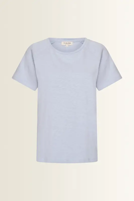 Jersey T-shirt met boxy fit