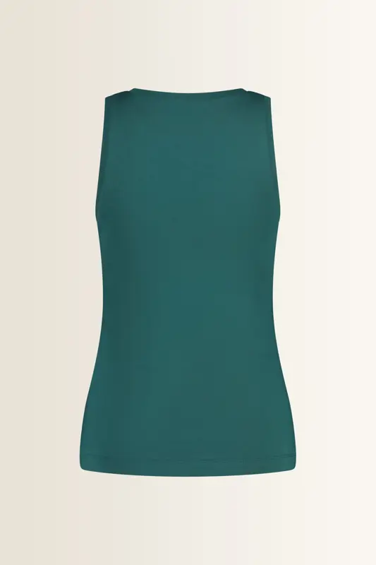 Mouwloze jersey top
