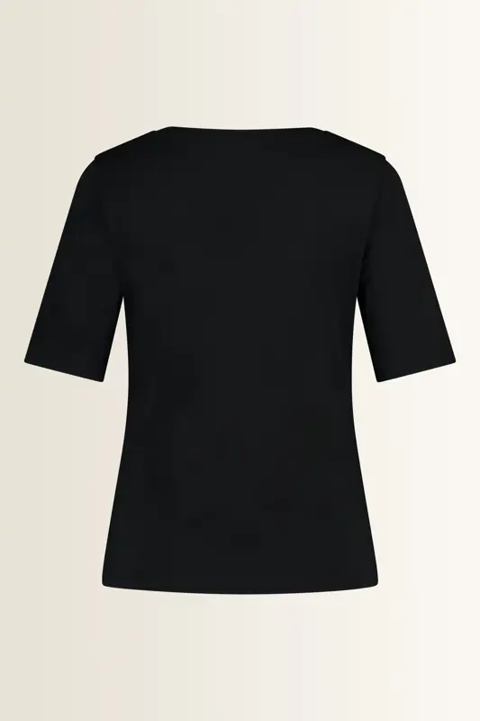 Jersey top met korte mouwen