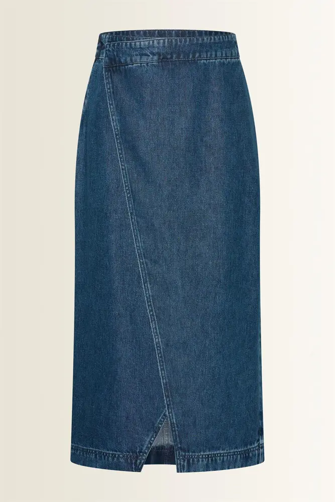 Denim overslagrok