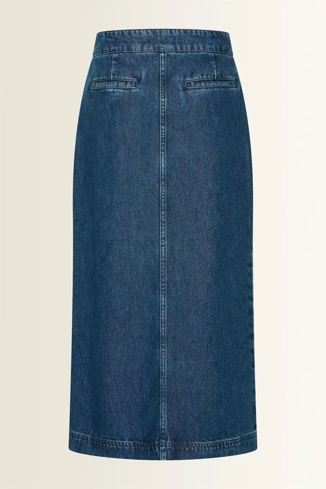 Denim overslagrok