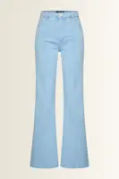 Wide leg jeans met pintuck Flo