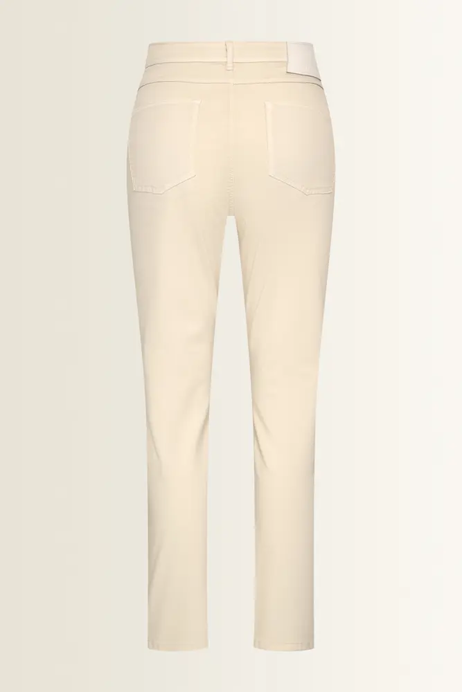 Straight fit jeans met verticale naad