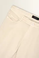 Straight fit jeans met verticale naad