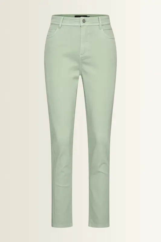 Straight fit jeans met verticale naad