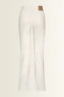 Flared broek met persvouw Fleur