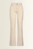 Flared broek met persvouw Fleur