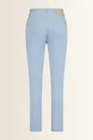 Straight fit jeans met siernaad