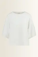 Sweat top met subtiele plooien