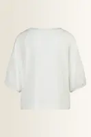 Sweat top met subtiele plooien