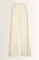 Wide leg broek in travelstof
