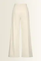 Wide leg broek in travelstof