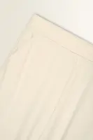 Wide leg broek in travelstof