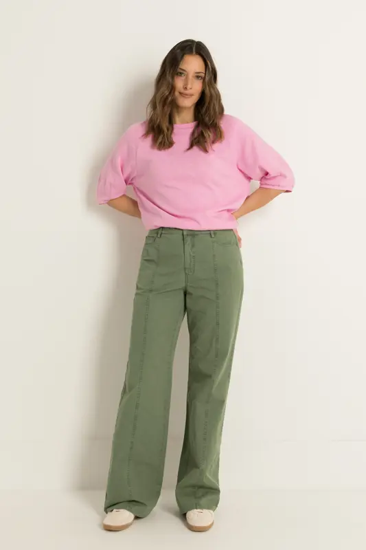 Broek met middennaad