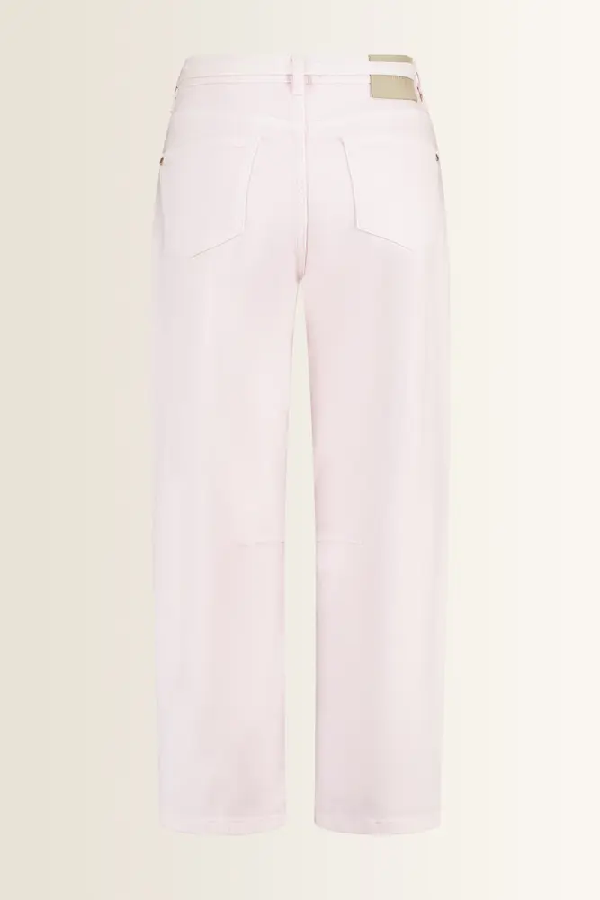Barrel jeans met D-ring riem