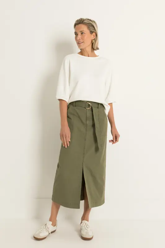 Cargo rok met D-ring riem