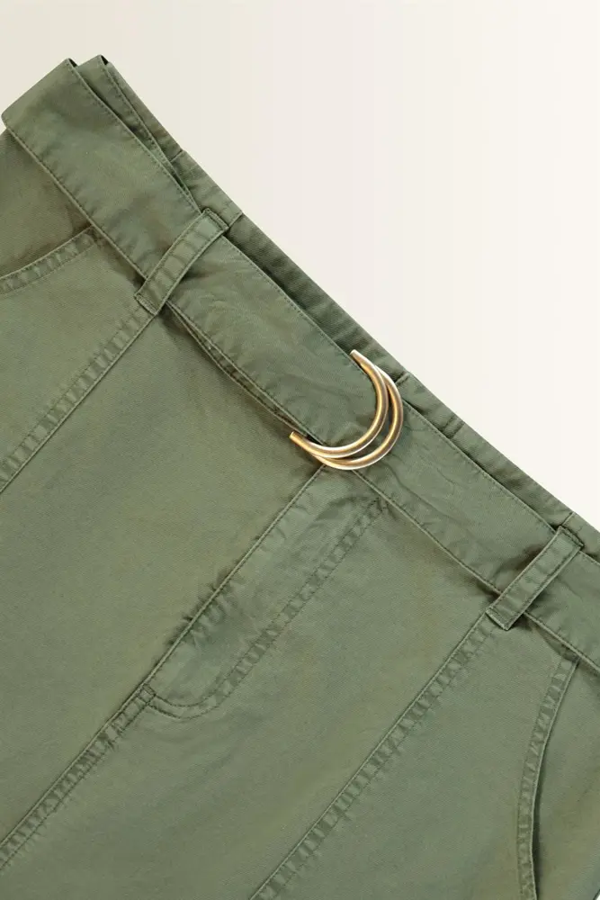 Cargo rok met D-ring riem