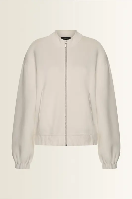Bomberstijl vest met ritssluiting