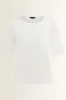 Top in jersey met ronde hals