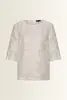 Blouse in structuurstof
