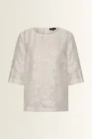 Blouse in structuurstof
