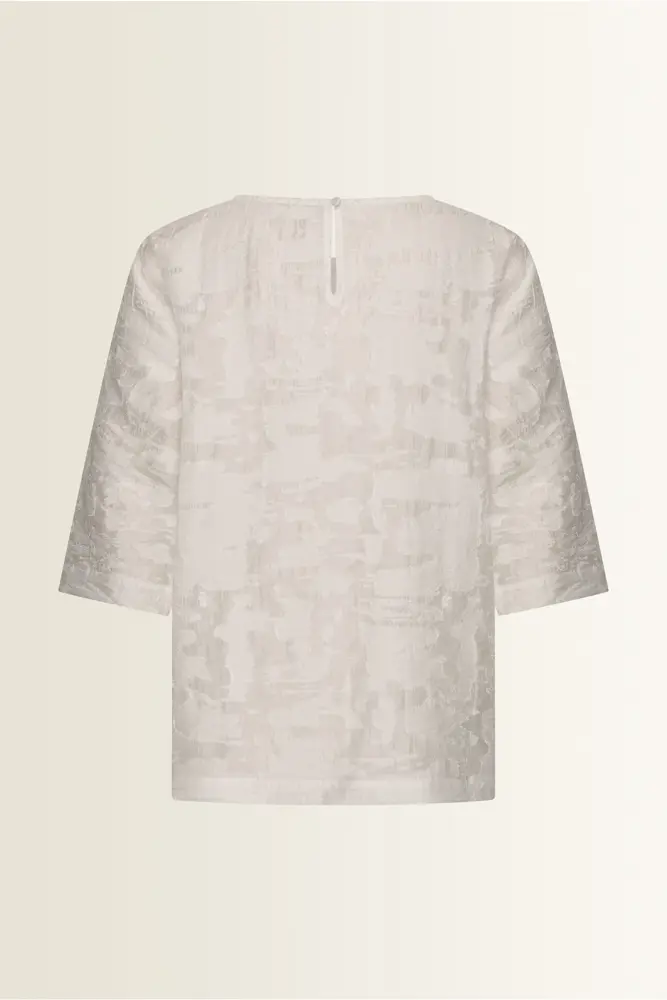 Blouse in structuurstof