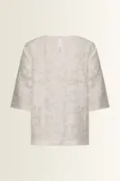 Blouse in structuurstof