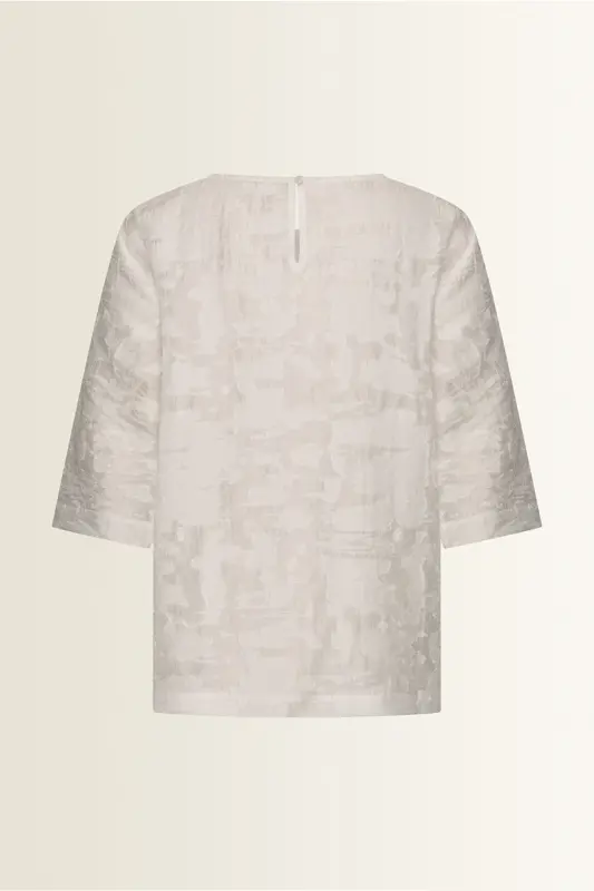 Blouse in structuurstof