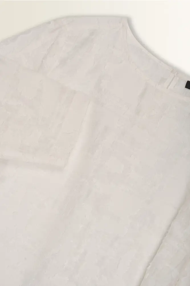 Blouse in structuurstof