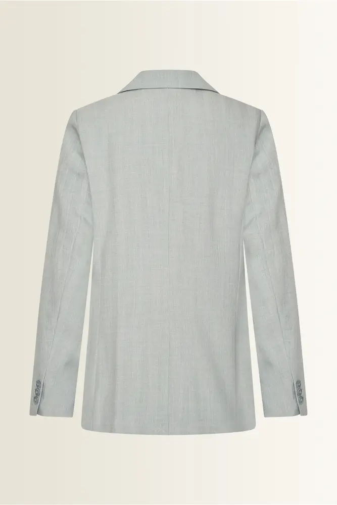 Tailored blazer met subtiele lurexweefsel