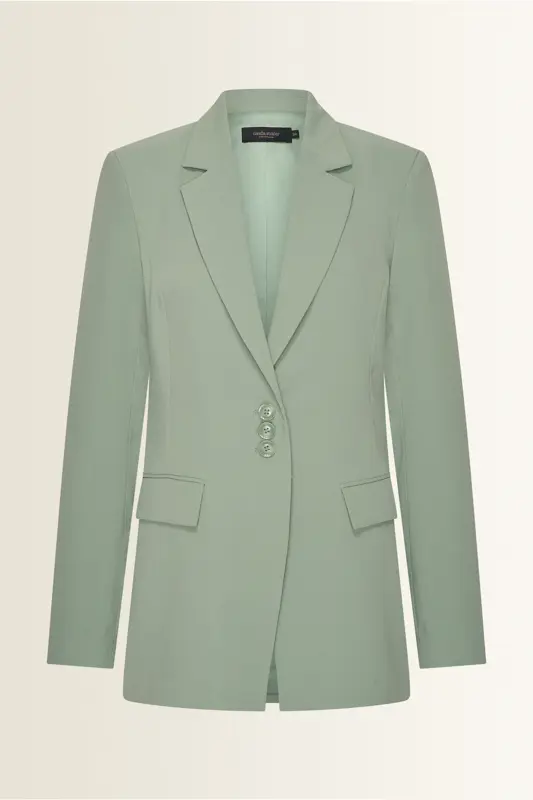 Blazer in soepelvallende crêpestof
