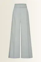 Wide leg pantalon met subtiele lurexweefsel