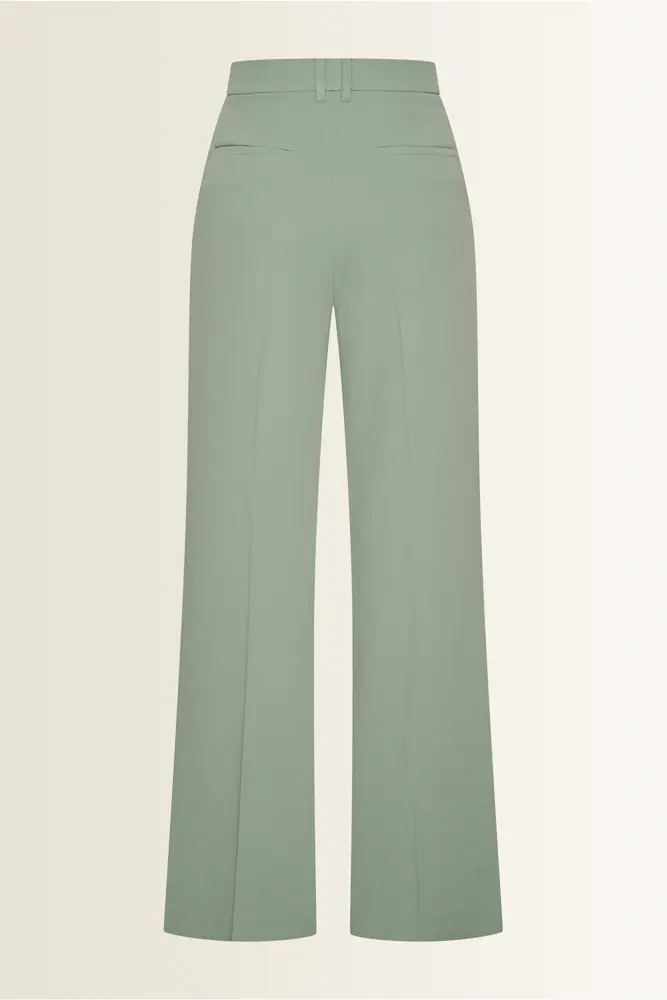 Pantalon met dubbele plooien
