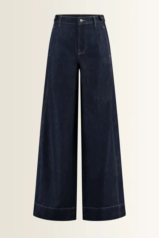 Jeans met extra wijde pijpen